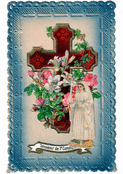 Souvenir fleuri de ma communion